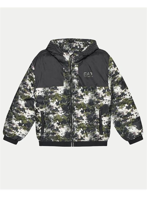 EA7 children's jacket with camouflage pattern EMPORIO ARMANI EA7 | 6DBB10-BN9FZ2202